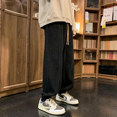 主推！欧棉绒休闲宽松运动裤束脚休闲裤313A-1-NK87-P55控68，男装休闲裤，星座808A-1