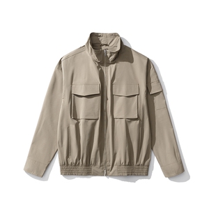1立领多口袋工装大码M-5XL夹克男:100%聚酯纤维JK77987P85控138图片