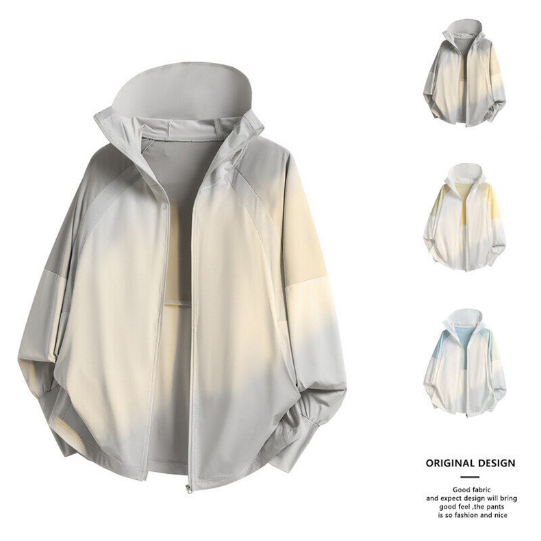 UPF50+户外连帽防晒衣男士夏季冰丝休闲宽松外套BL5322-P48，男装防晒衣，星座610（原A335）