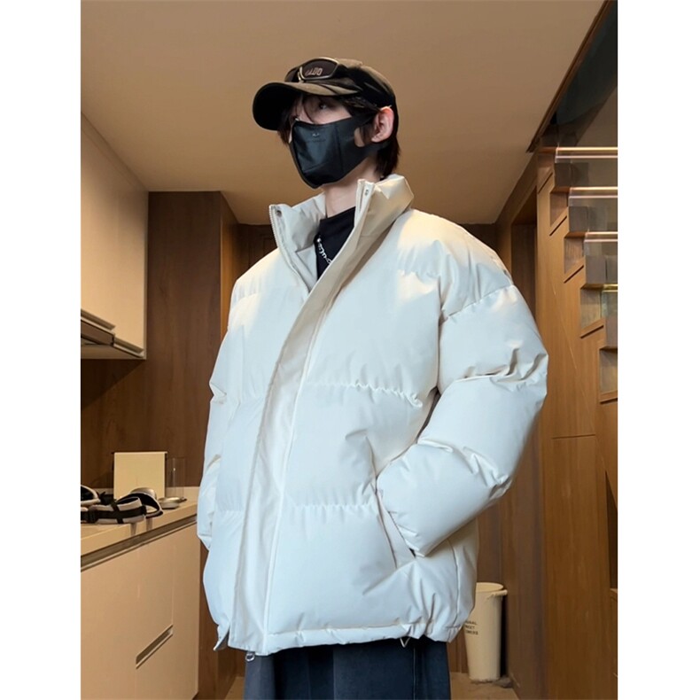 现货高品质美式高街冬季重磅三防加厚羽绒棉衣厚外套面包棉服，男装棉衣，电商A486-1