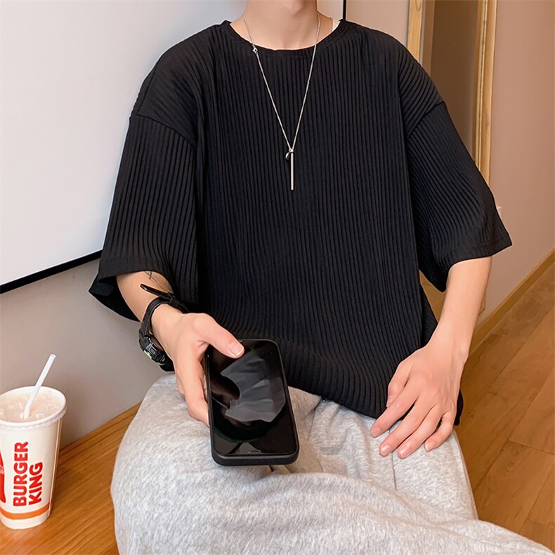 美式高级感t恤男ins潮流男装设计高街短袖潮牌半袖T0177-P28,男装T恤,星座308B-1