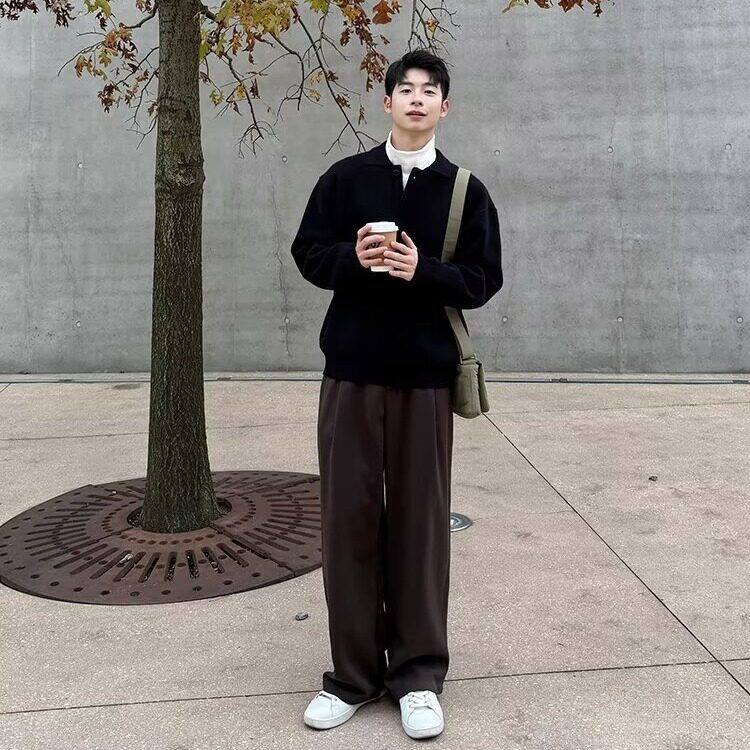 亨利领毛衣男秋冬季男士打底衫长袖保暖内搭针织衫2025新款,男装T恤,星座506A