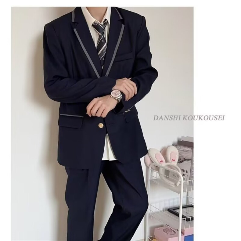 DK制服男装西装JK西服英伦学院风外套情侣装证件照服装班服外套,男装西服,星座506A