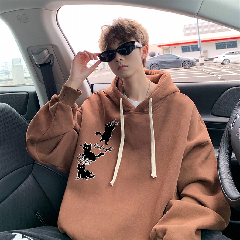 连帽卫衣男大码胖子帽衫大号运动服WY2461-P35,男装卫衣,电商A040