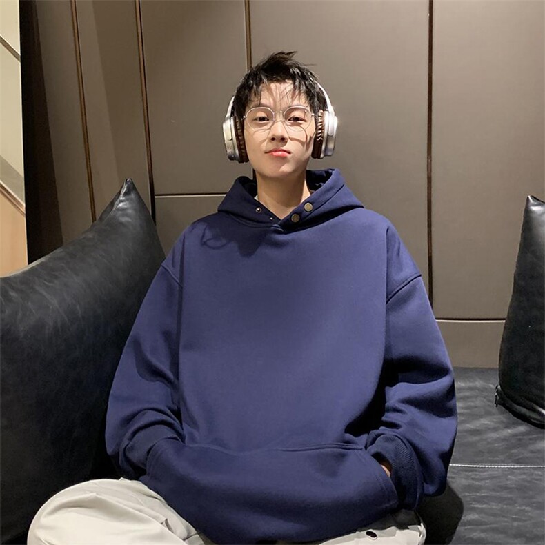 抖音得物品质26春装美式高街曼巴棉古铜两粒扣连帽卫衣外套XS066,女装短外套,电商A486