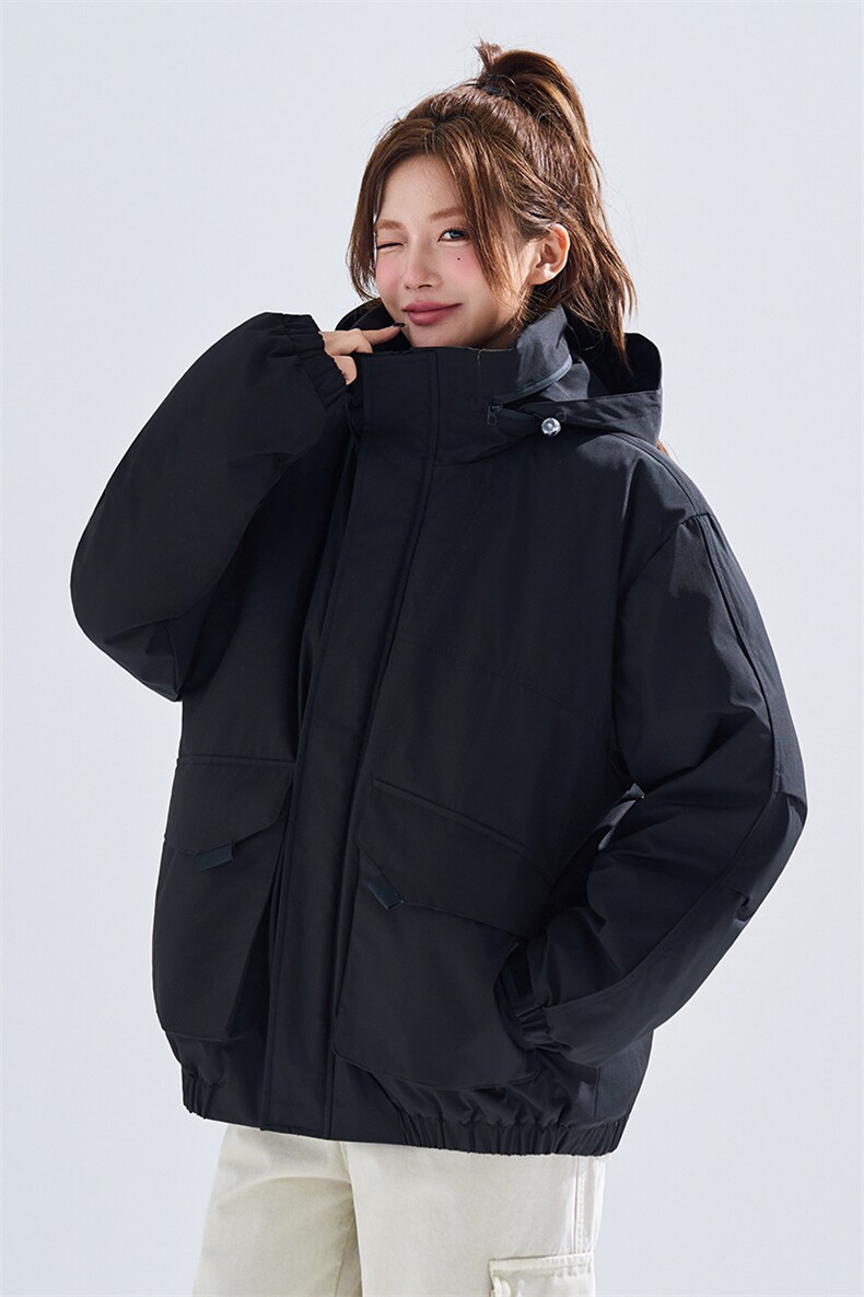 新款冬季大码羽绒棉服棉袄连帽工装韩版宽松外套A436-2533-P98,男装棉衣,电商A436