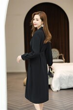 秋装气质连衣裙，风衣外套，女装连衣裙，EE