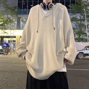 B435P42套头毛衣女秋冬慵懒宽松针织衫韩版卫衣外套小众日系上衣图片