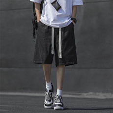 2024夏季薄款宽松休闲潮流百搭五分裤DK852-特批-34，男装牛仔裤，星座718-1