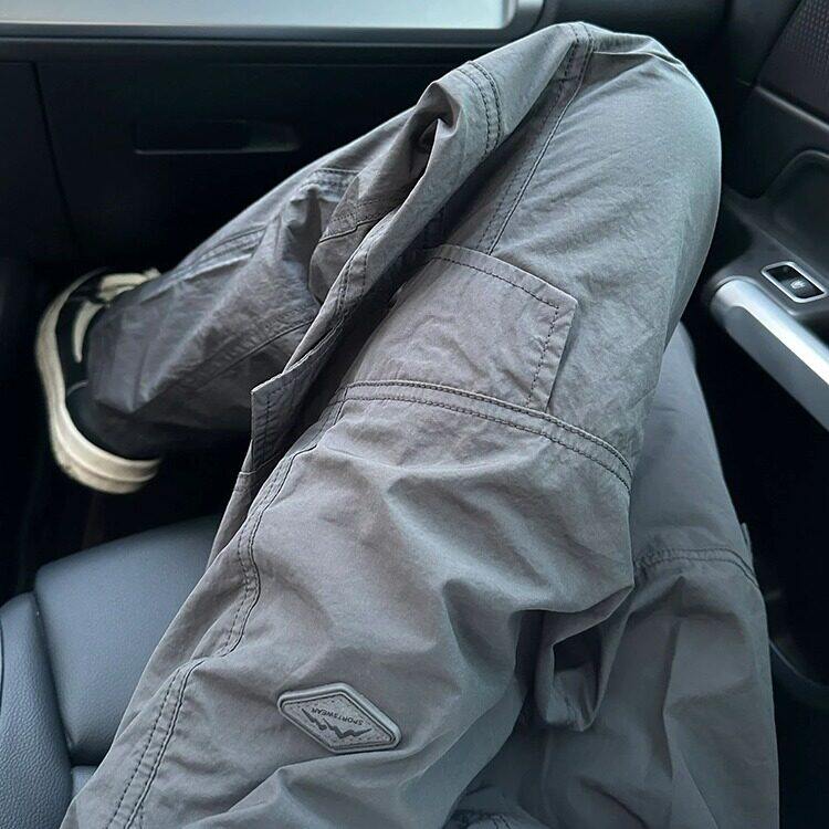 DW28-P52美式机能防风防水软壳冲锋裤hiphop炸街裤子男潮休闲裤，男装休闲裤，星座603-2