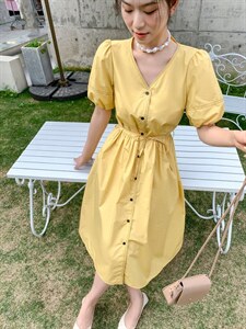 2022新款韩系简约知性夏装压明线设计精致洋气图片