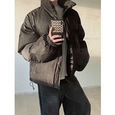 冬季廓形保暖棉服韩系休闲宽松立领蓬松面包服加厚棉衣-MY101特95，男装棉衣，电商B289