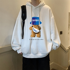 纯棉连帽卫衣男大码运动帽衫宽松薄WY2288-P35，男装卫衣，电商A040