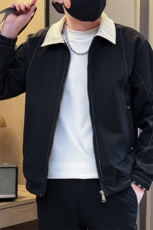 秋冬拼色夹克男时尚店主小伙风潮潮流男外套TZ2585P78控128，男装夹克，星座301B-1