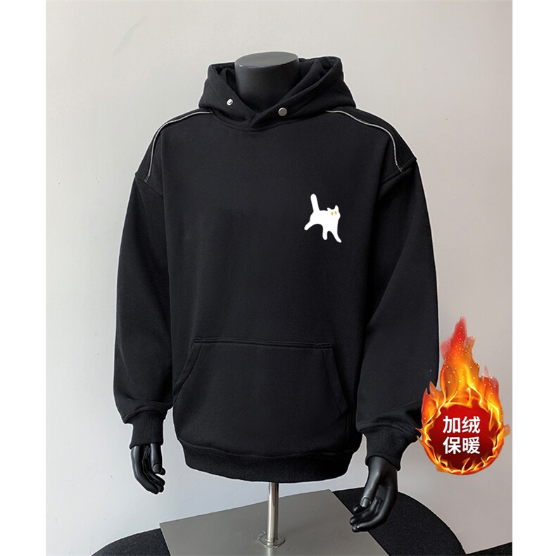 360克重磅图拉链华棉连帽卫衣【有货】C403A-WY25161LLJR-P85,男装卫衣,电商C403A