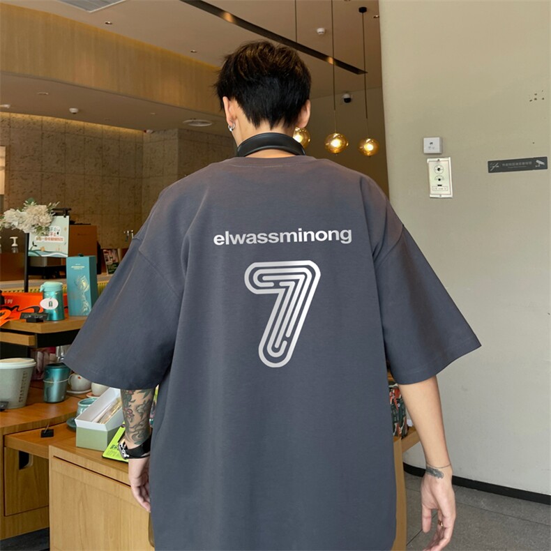 230g重磅纯棉!夏季短袖t恤男半袖男NT202-特P19控38,男装T恤,电商B367