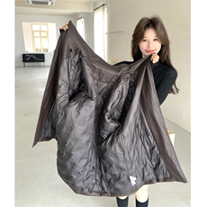 xian货狐狸毛圈90绒内里皮衣2C090-9034-P295-K438，女装皮衣，2C090