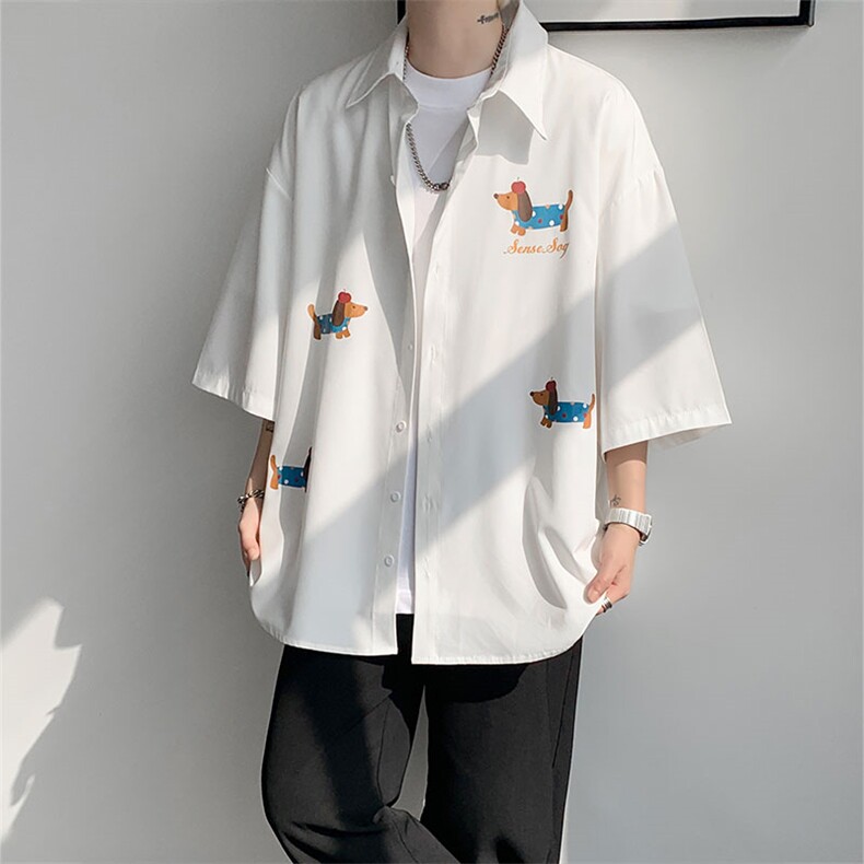 已下单CS1137-特批26控58夏季短袖印花速干冰丝大码外套衬衫，男装T恤，电商A059