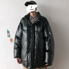 【】A003-HY8001-P130秋冬新款时尚亮皮男士棉衣几物2，男装棉衣，电商A003