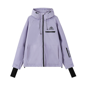 24冬款户外防风防水防寒加棉加厚拉链连帽滑雪服男女HF66-P165图片