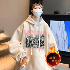 500克重磅秋冬美式加绒加厚卫衣外套DL1573常规特P35加绒特40，男装卫衣，电商A486