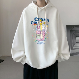 连帽卫衣男大码运动服帽衫外套WY2332-P35 加绒款-P40图片