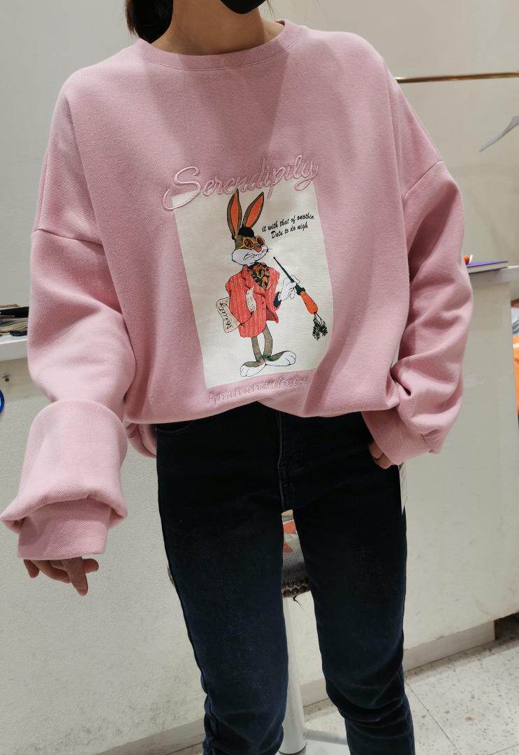 兔八哥圆领，女装，新雅行-1