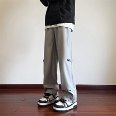 秋季新款户外冲锋裤男宽松休闲裤潮流男士长裤A266-KZ8021-P35，男装休闲裤，电商A266