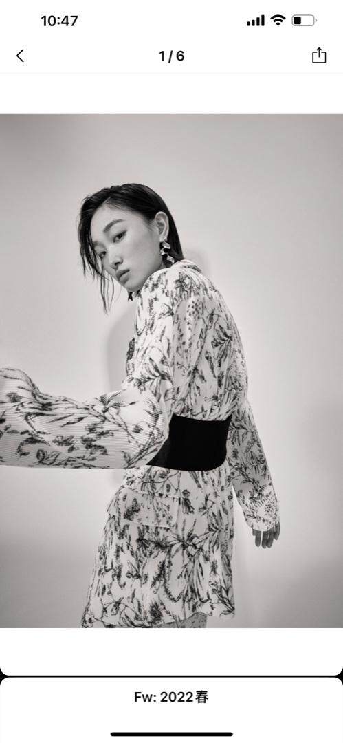 （现货）韩版花色洋气套装，女装职业装，UDF