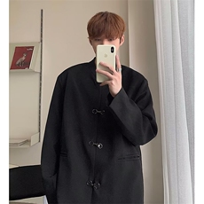 休闲西服男春秋季潮牌宽松百搭垫肩西装夹克外套AA107-P66，男装夹克，星座208-5