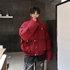 405A美式高街个性金属设计印花满天星棉服MY24912-特批85控158，男装棉衣，星座405A