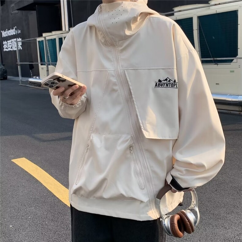美式秋冬季新款外套小牛津冲锋衣W9283P65,男装夹克,星座1116-2