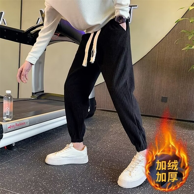 秋季男士运动裤宽松直筒潮牌束脚百搭卫裤男韩版潮流帅气休闲裤子,男装休闲裤,星座506A