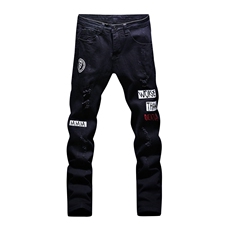 714-3-G030冬春天高端精品新款日系男修身男牛仔裤S，男装牛仔裤，星座1404-3