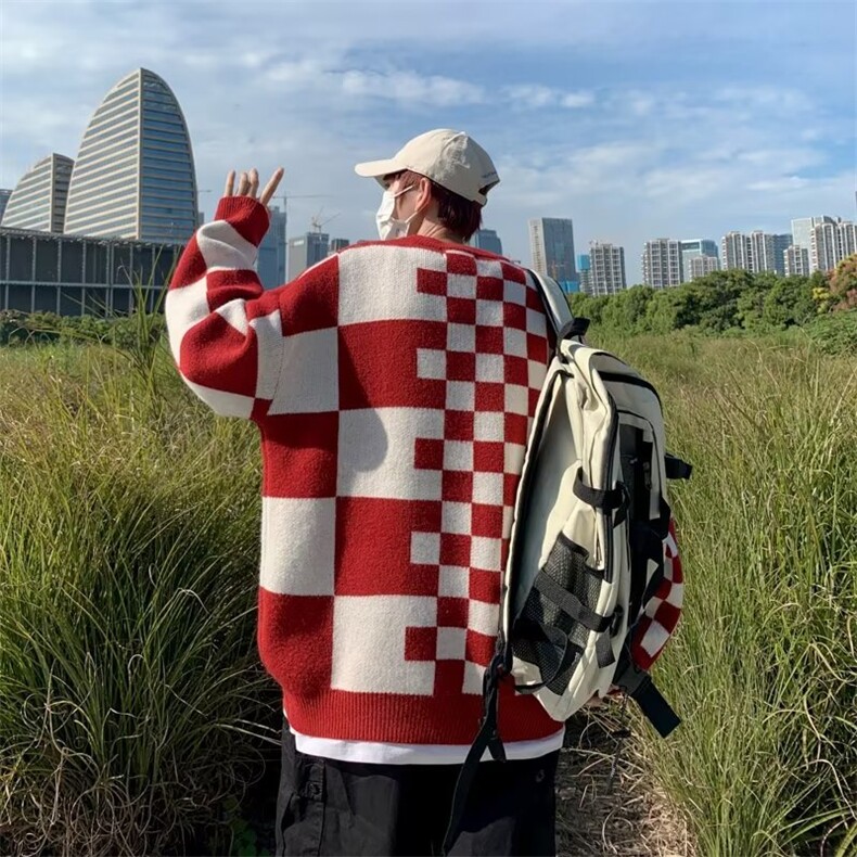 美式圆领毛衣男慵懒风休闲针织衫X696P40,男装针织衫/毛衣,星座1116-2