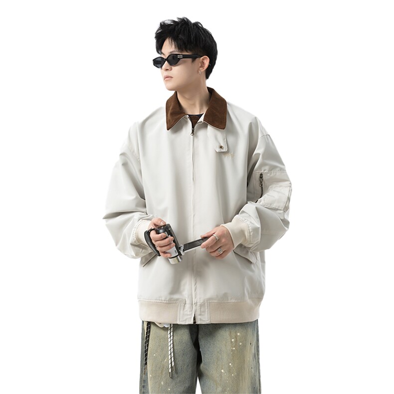 潮流底率巴恩风撞色翻领夹克男xh103-特p75,男装夹克,电商B367