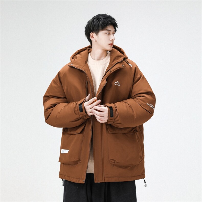 冲锋衣羽绒棉服男冬季宽松大码加厚棉衣ins潮流外套M0783-P120,男装棉衣,星座308B-2