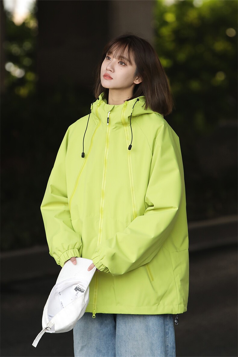 Cityboy情侣时尚连帽冲锋衣外套夹克团体班服,男装夹克,星座301D-5(原星座1415）
