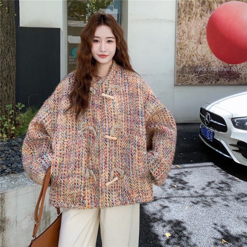 【新品有货】彩色编织小香风外套2C213-903-P165-K238,女装短外套,2C213
