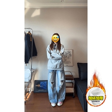 480G重磅加绒硬挺boxy男女秋冬美式高街结构螺纹拼接卫衣厚外套，女装短外套，电商A486