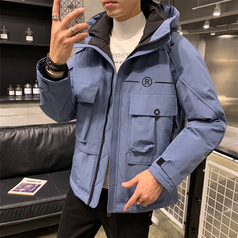 含新款80%白鸭绒羽绒服男立领外套DS-B293-F701,男装羽绒服,电商A306