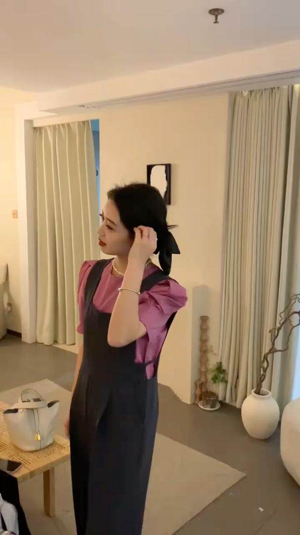 【夏季新款】韩版背带裤真两件套，其它，玩美