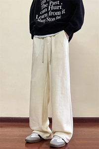重磅450克双面奥利绒加绒加厚休闲运动卫裤保暖裤子K848特P49控88图片