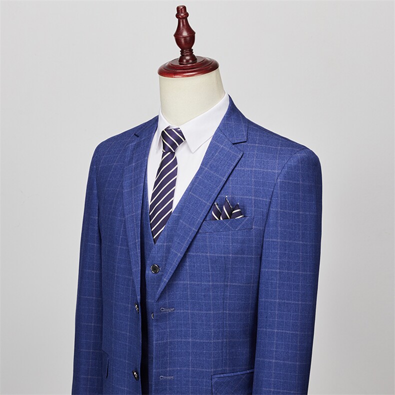 87886-3春秋新款男士西服套装三件套P260,男装西服套装,电商B360