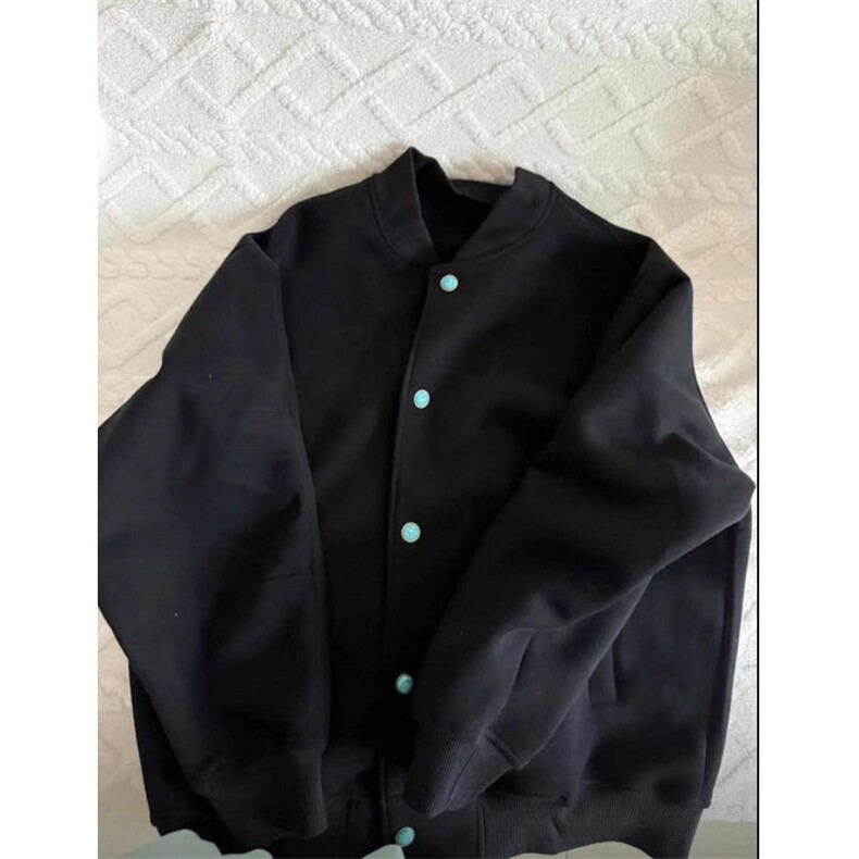 网图现货！绿松石棒球服男女秋季美式百搭外套-LK80122-特批65,男装夹克,电商A061