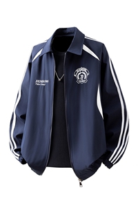美式学院风刺绣设计大码M-5XL立体白底棒球服夹克JK78073P79控128图片