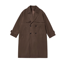 F8801P118控158白底图高品质长款风衣男女，男装风衣，电商B205