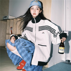 有货。运动夹克男潮牌外套小众宽松休闲上衣WB650-P40图片