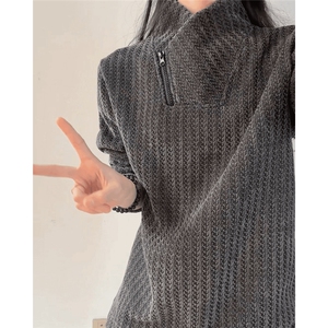 WY858-P35加绒40原版现货 有量来谈！斜领拉链重磅卫衣鱼骨纹长袖，男装卫衣，星座215-1