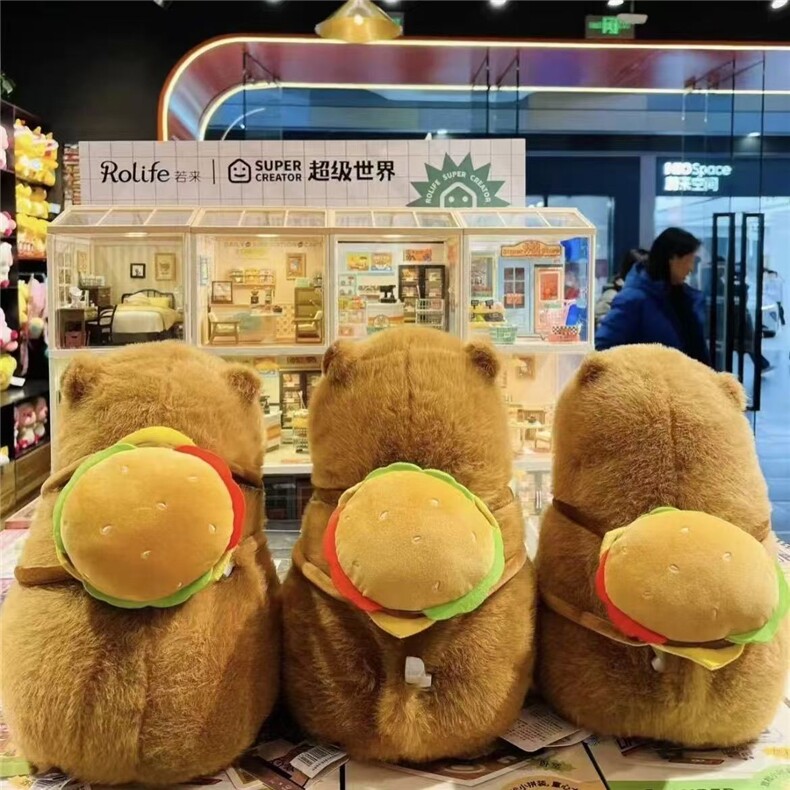 汉堡水豚，多多玩具